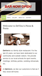 Mobile Screenshot of devinospizzapasta.com
